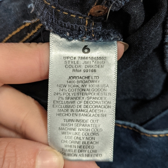 Jordache Women's Super Skinny Size 6 Stretchy Jeans - Picture 5 of 7